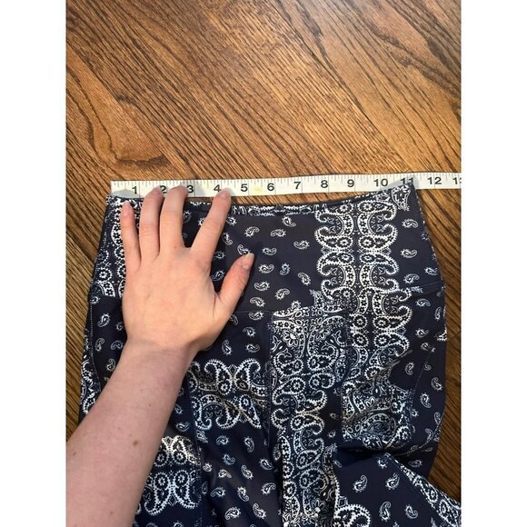 Year of Ours‎ | Blue White Bandana Print Leggings Sz S - Picture 5 of 7